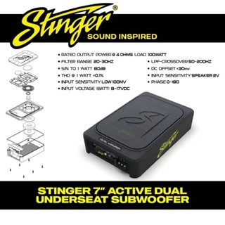 Mini best sale active subwoofer