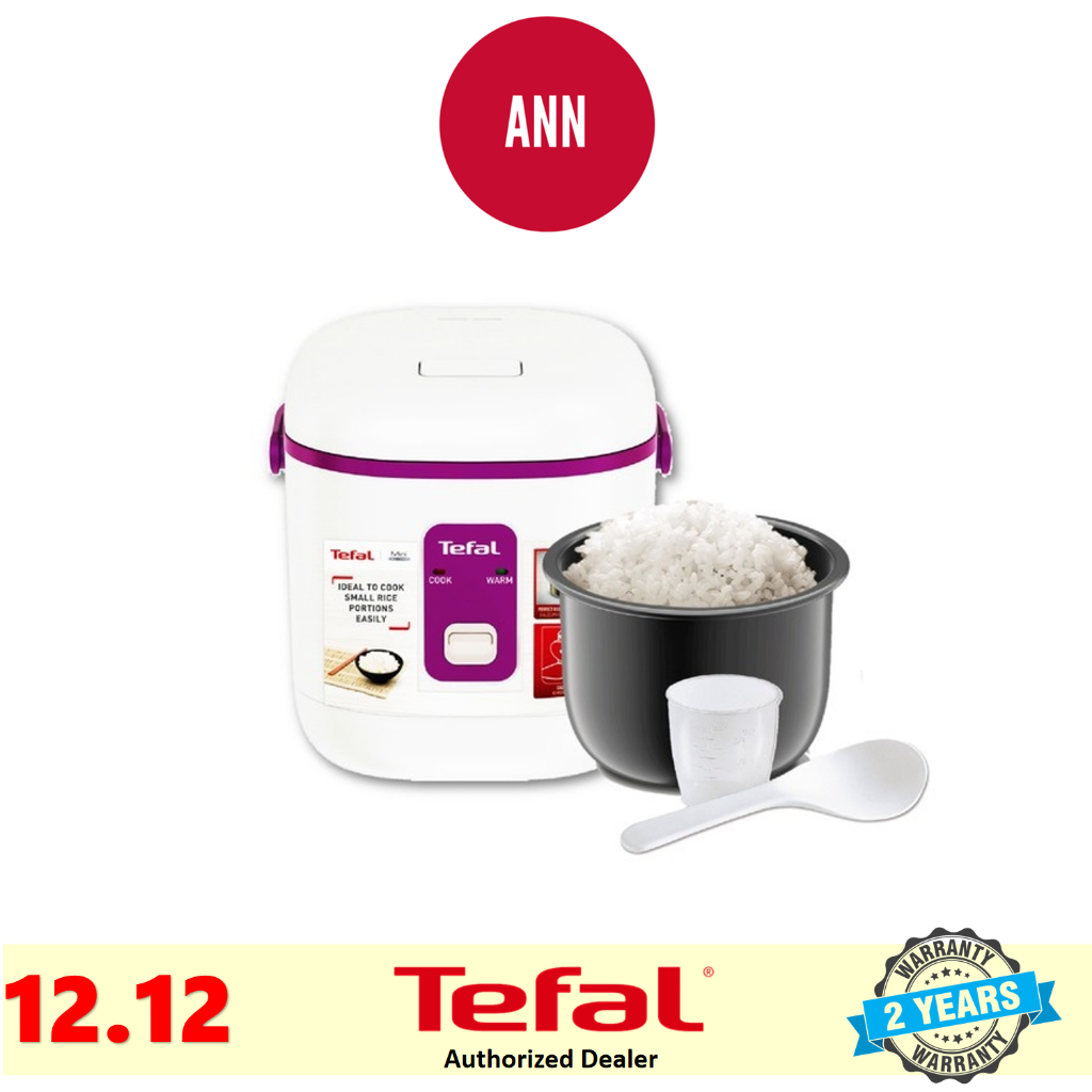 [Good Packing] TEFAL Mini Rice Cooker 0.4L RK1721 (2CUPS) Mini