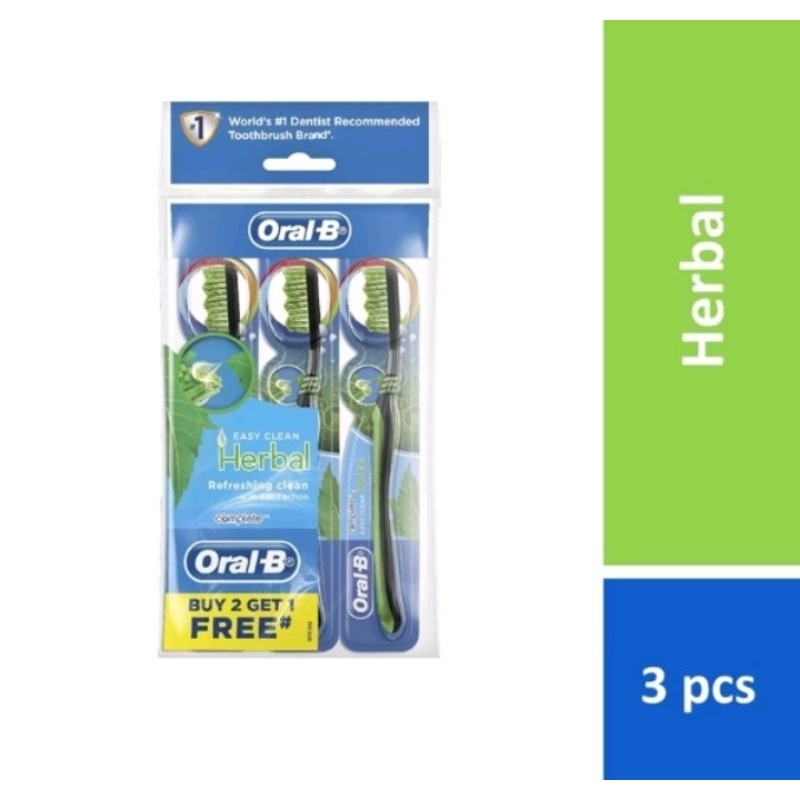 Lowest Price! Oral-B Easy Clean Herbal Refreshing Clean Toothbrush ...