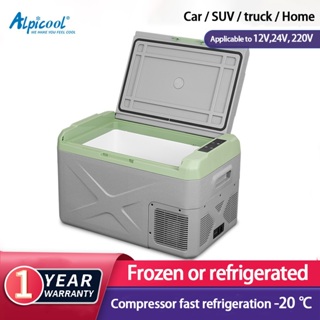 Alpicool X30 Portable Fridge 12 Volt Car Refrigerator 32 Quart Fast Cooling  Freezer for Fishing, Camping, RV, Truck, Boat-12/24V DC