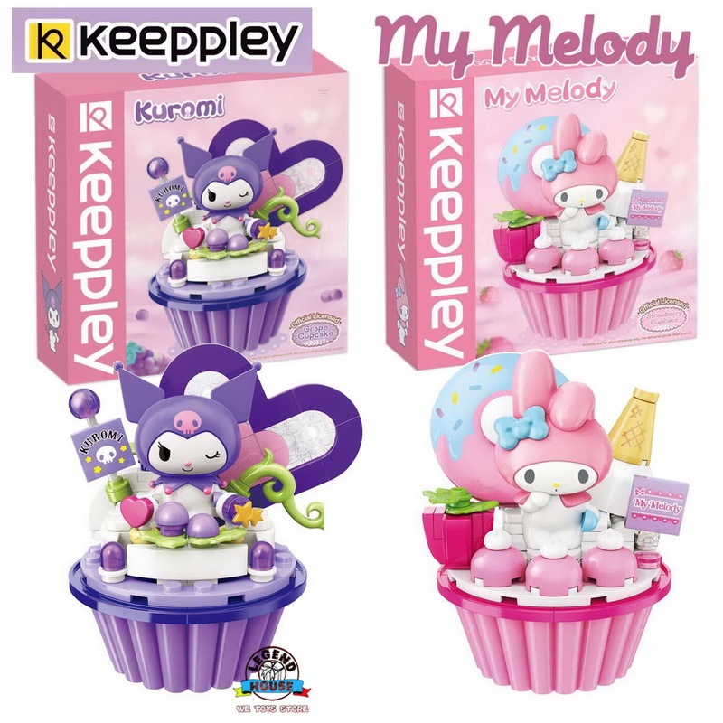 [KEEPPLEY] Keeppley Blocks K20814 K20817 Sanrio Cupcake Series Melody ...