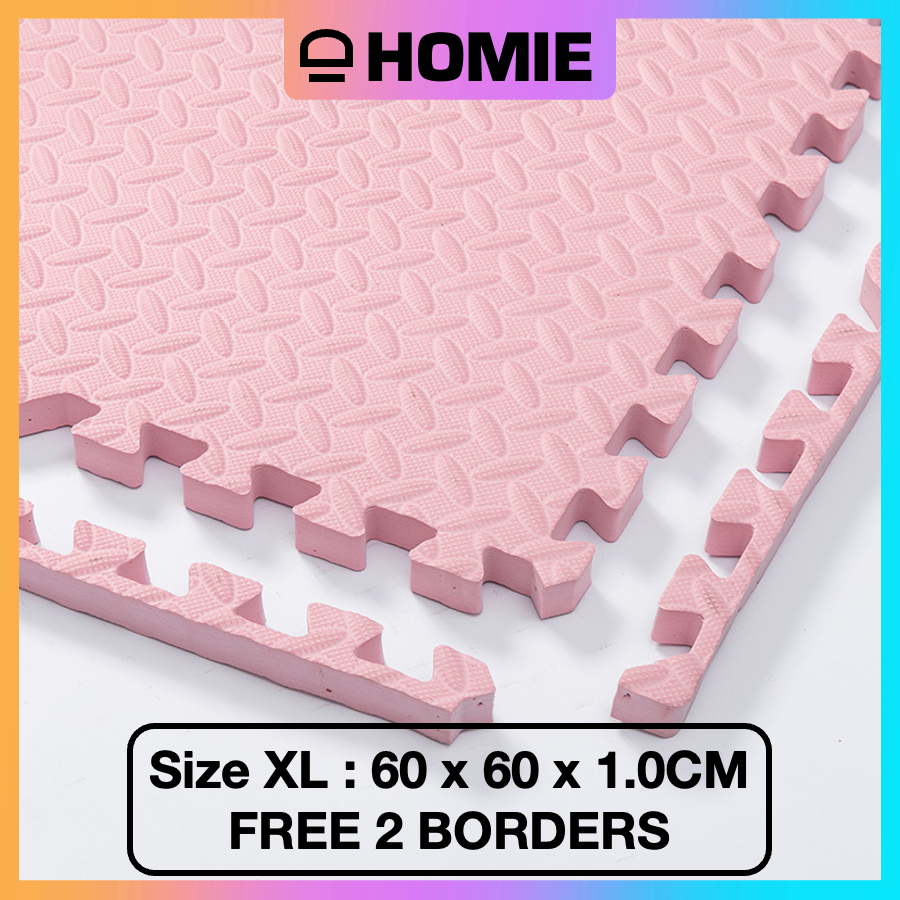 Homie Baby Playmat 60x60CM Thick EVA Foam Play Mat Puzzle Carpet Mat