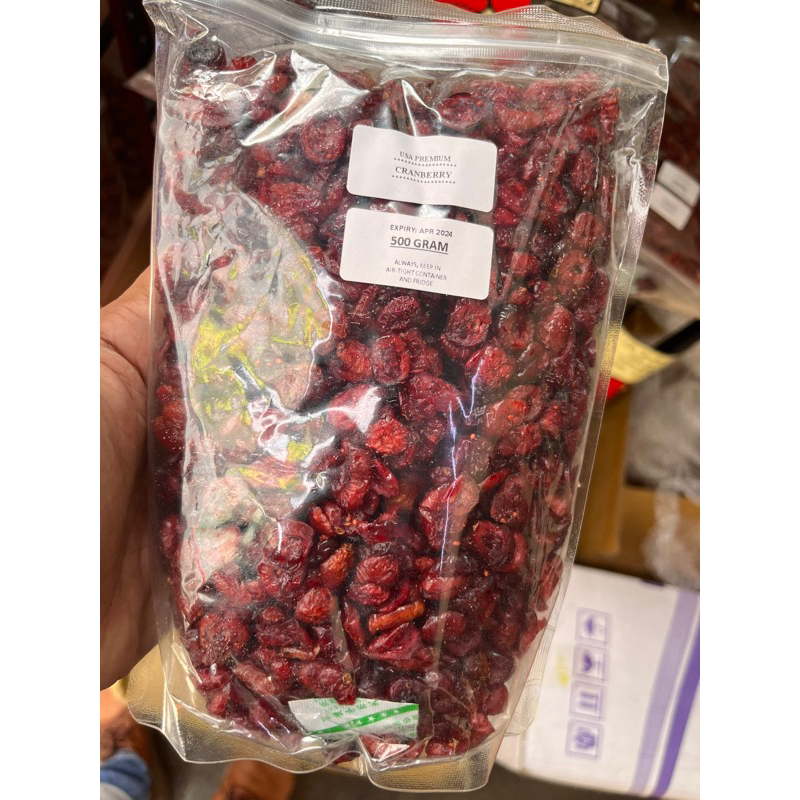 Usa Premium Dried Cranberries 500g Shopee Malaysia