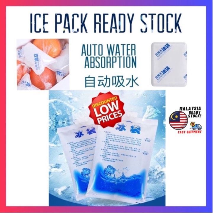 [Promotion] 400ml Reusable Ice Gel Pack Water Filled Ice Bag Frozen Bag ...