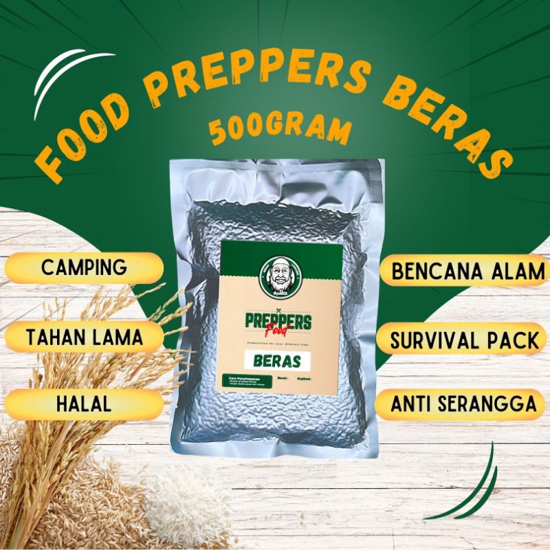 Beras Prepper Vacuum Pack Tahan lama Emergency food prepping survival ...