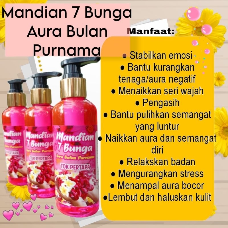 Gel Mandian 7 Bunga Aura Bulan Purnama Seri Wajah | Shopee Malaysia