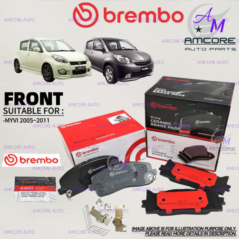 PERODUA MYVI 1.0 1.3 FIRST MODEL MYVI OLD MYVI SE BREMBO BRAKE PADS