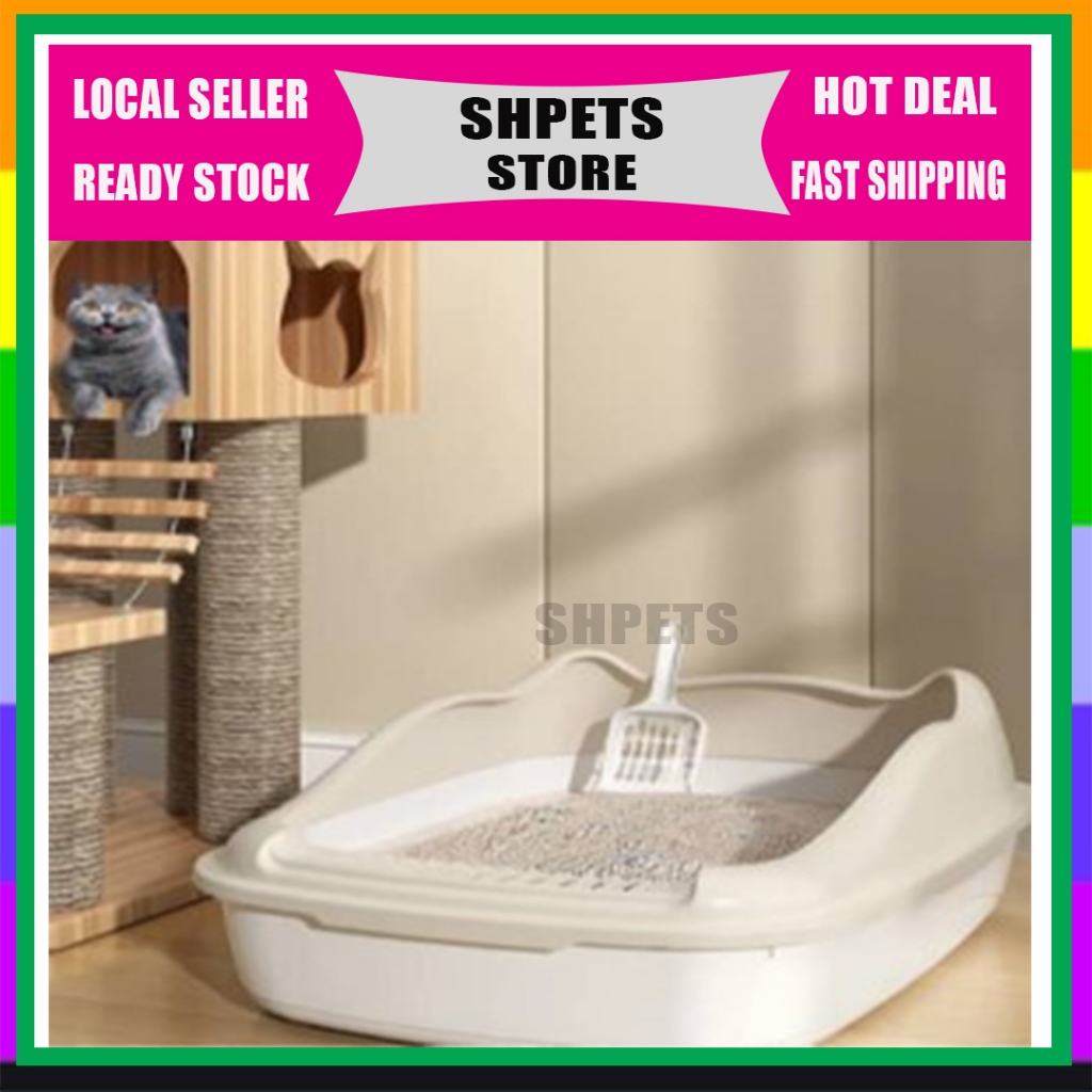 Cat Litter Box Cat Litter Tray FREE SCOPE Tandas Kucing Bekas