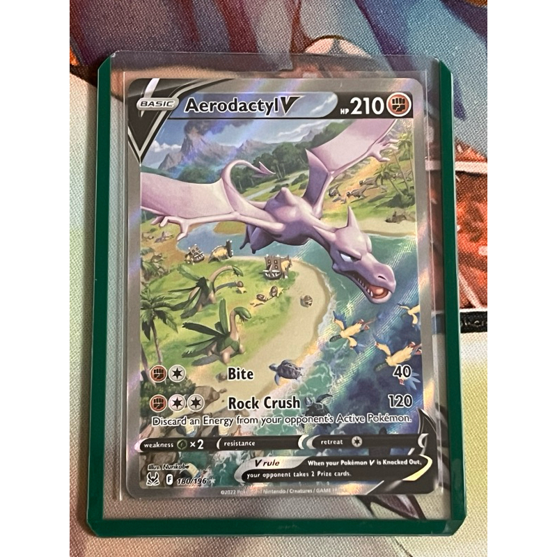 Aerodactyl V - 180/196 - Full Art Ultra Rare Pokemon SS11 Lost Origin offers