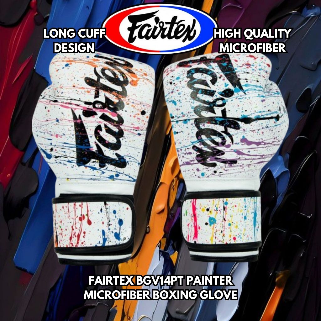 Fairtex BGV14PT Microfiber Boxing Gloves Art Collections Painter