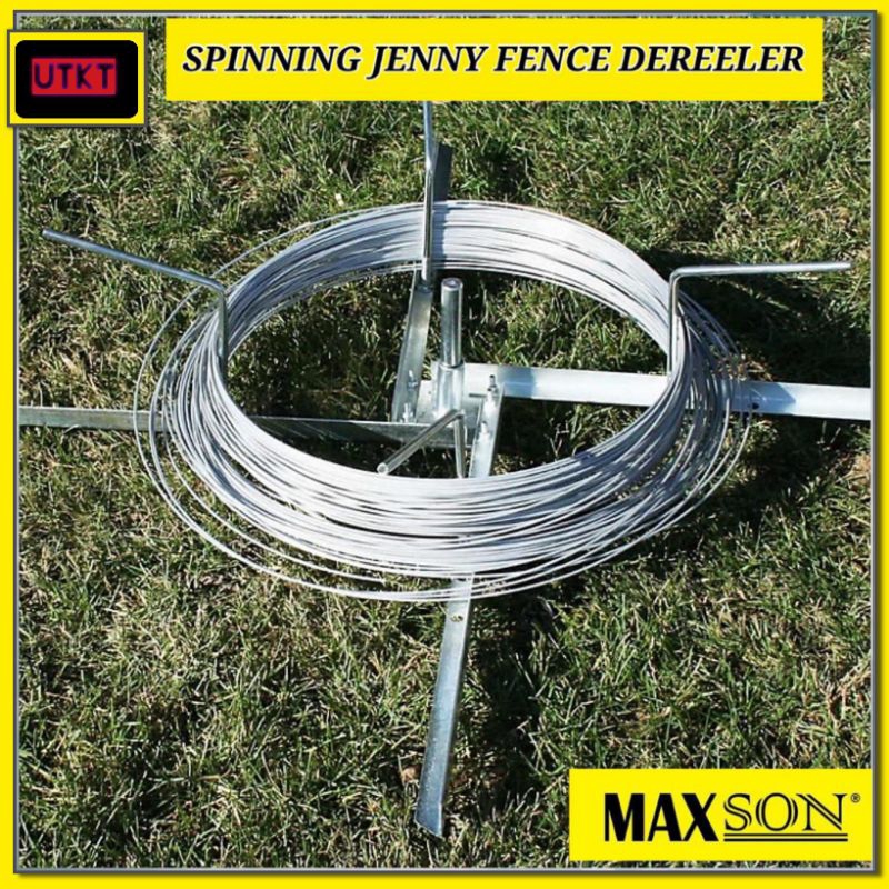 Spinning Jenny Fence Dereeler Untuk High Tensile Wire/Pengulung