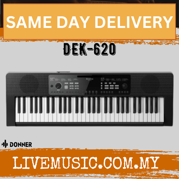Donner DEK620 keyboard 61 Key Piano Keyboard for Beginner/Professional
