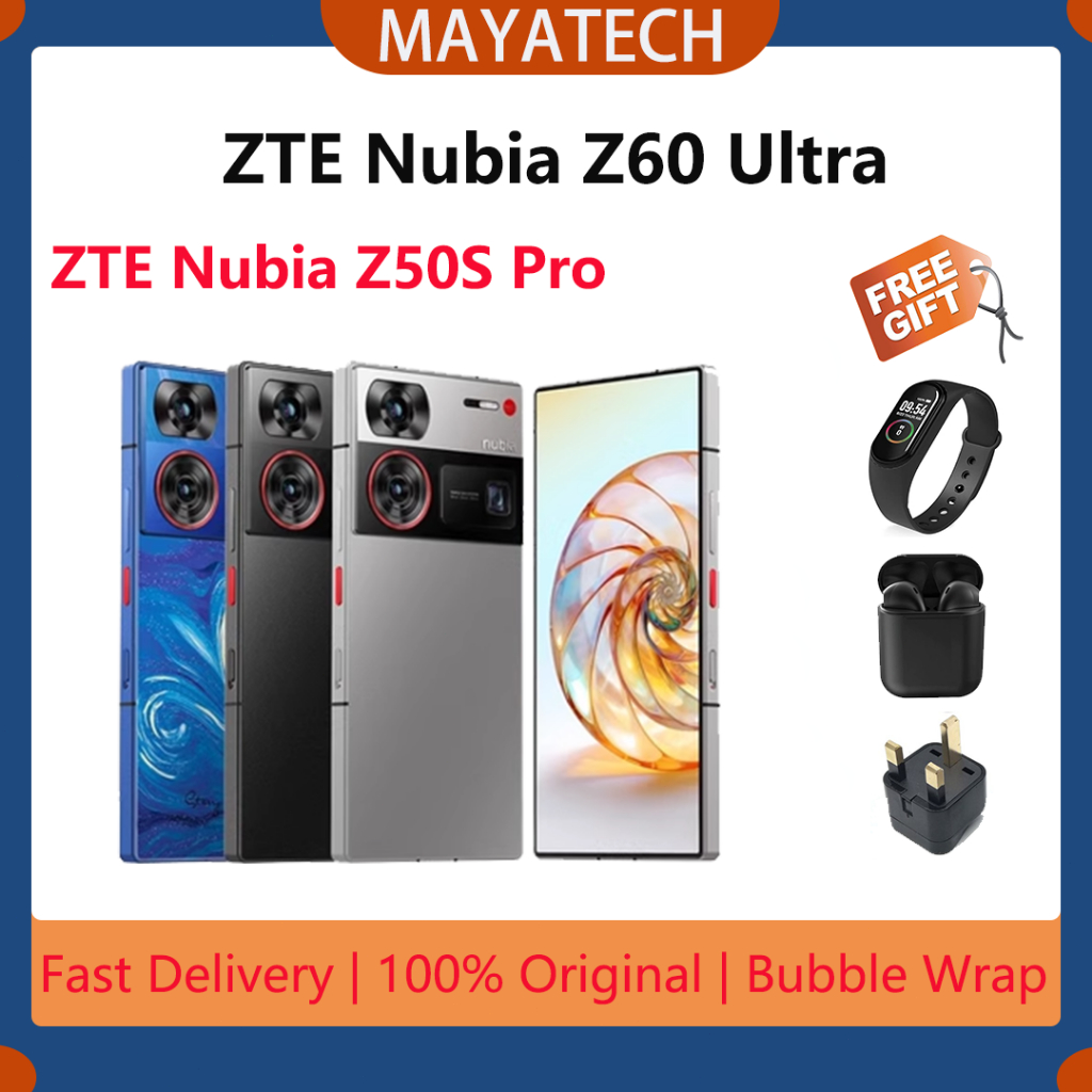 Nubia Z50 Ultra 5G Gaming Smartphone, 12GB RAM, 256GB ROM, Snapdragon 8  Gen2, 64MP Camera, NFC, 5000mAh Battery, 6.8 AMOLED Full Screen,  Fingerprint