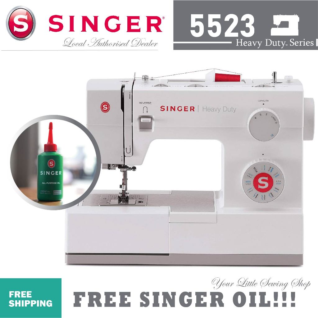 Singer 5523 Heavy Duty Sewing Machine (Original) Shopee Malaysia