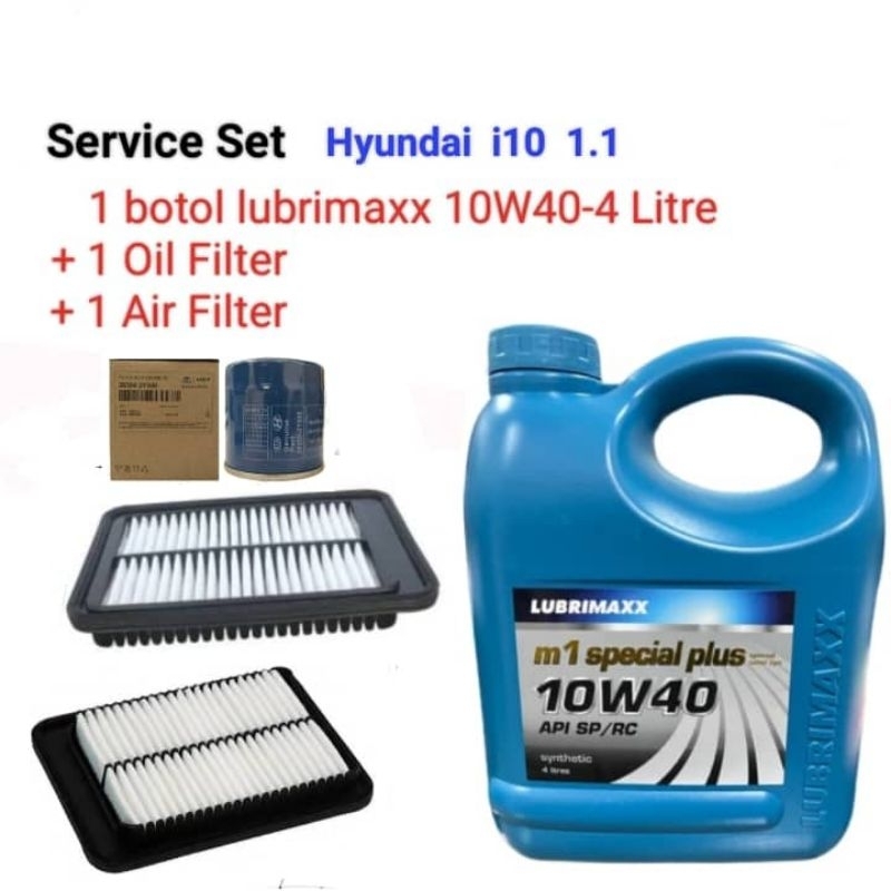 Hyundai i10 1.1 (1 Lubrimaxx 10W40 4Litre Semi Synthetic Engine Oil