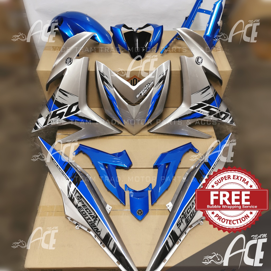 Coverset Y15 V1 V2 Exciter MX Vietnam Blue Ysuku Y15V1 Y15V2 Yamaha ...