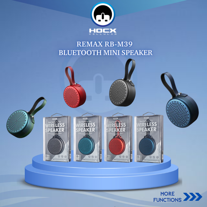 READY STOCK!! REMAX RB - M39 MINI BOEL SERIES PORTABLE WIRELESS SPEAKER ...