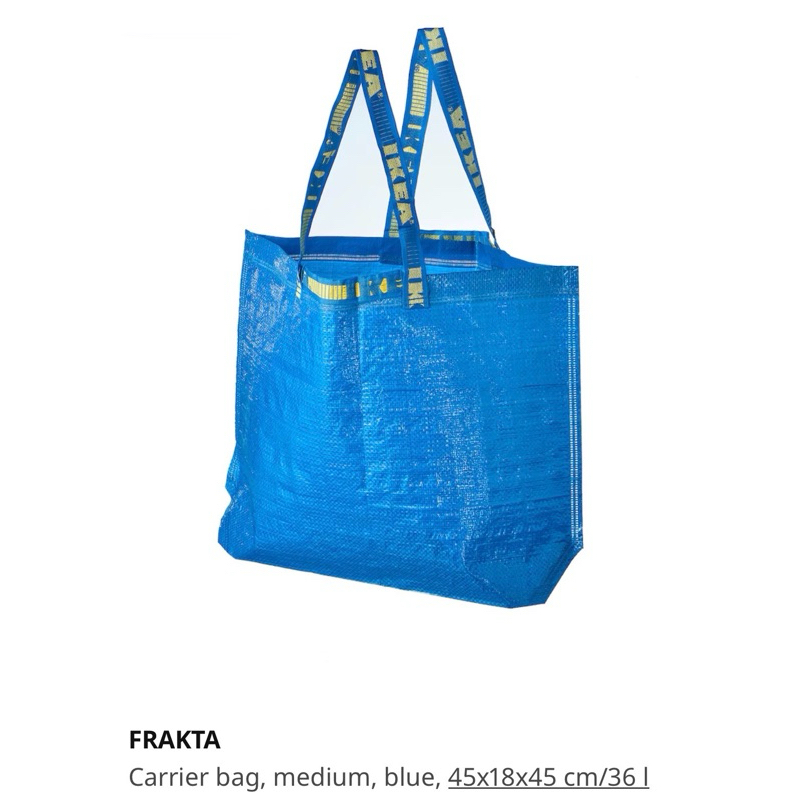 IKEA HEAVYDUTY BAG IKEA RECYCLE BAG IKEA BRATTBY IKEA FRAKTA IKEA BLUE BAG CARRIER BAG Shopee Malaysia