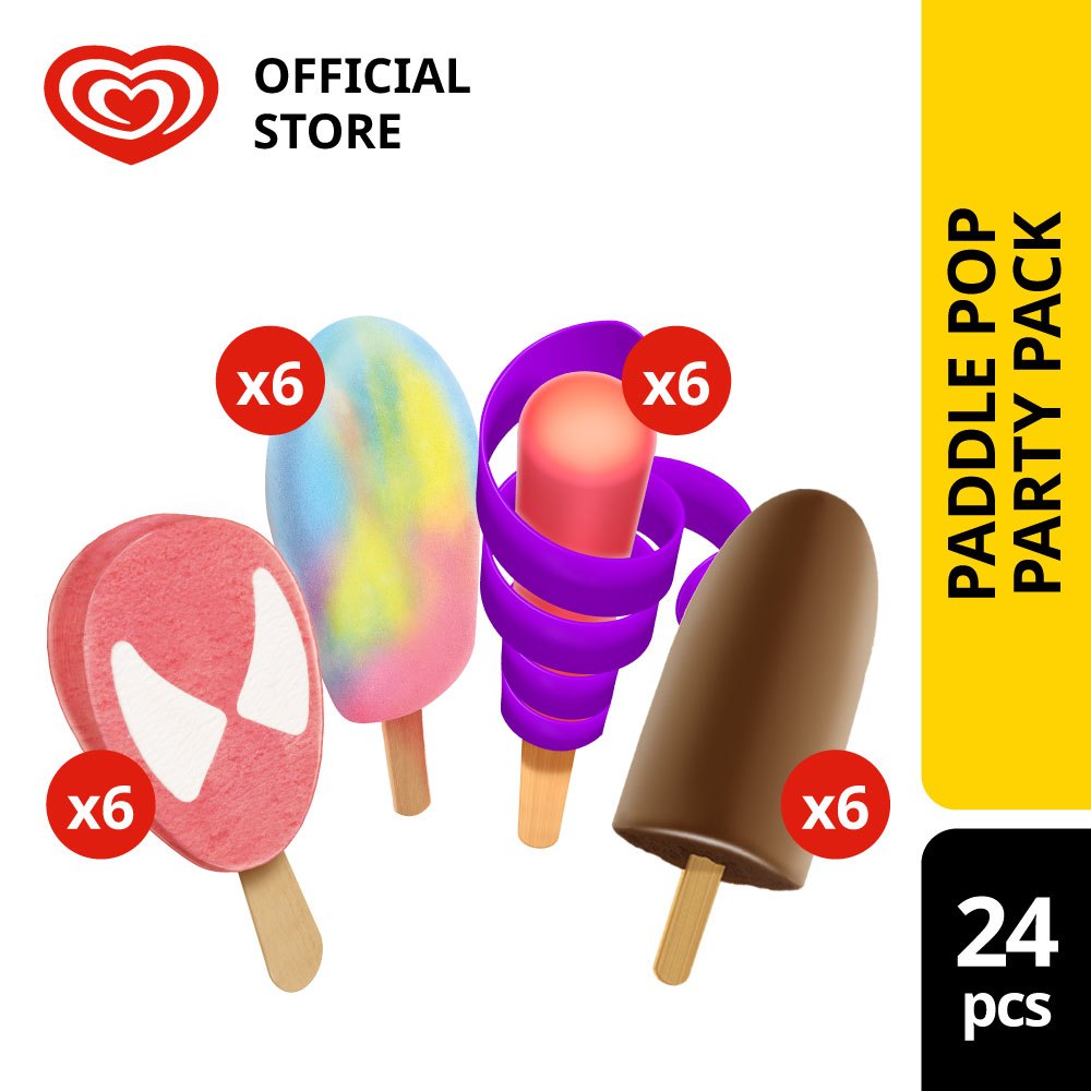 Paddle Pop Party Pack Bundle Ice Creams (24pcs) Shopee Malaysia