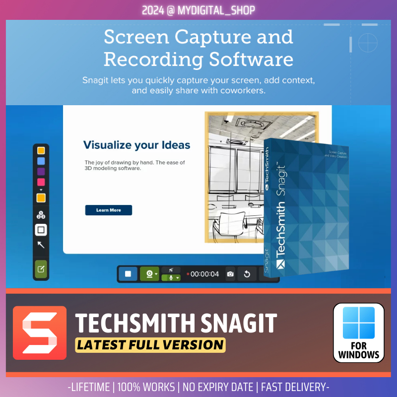 [Windows] TechSmith Snagit 2024 v2024.1.2 Screen Capture Tool Full