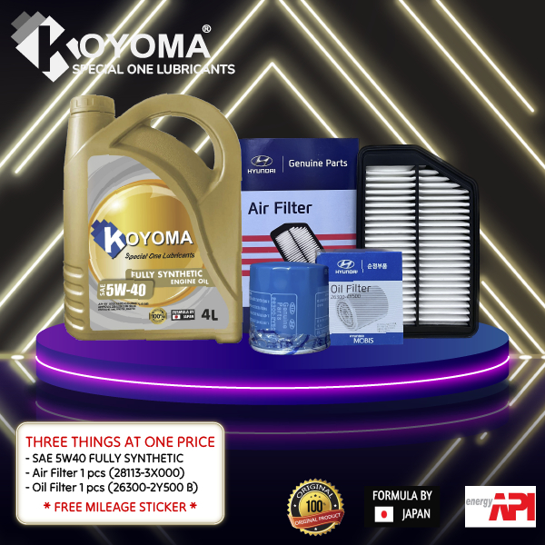 Hyundai Elantra Md Kia Cerato K3 Oil Filter Air Filter Koyoma 5w40