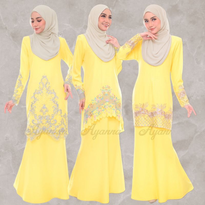 NEW BAJU RAYA 2024 SEDONDON TEMA YELLOW Shopee Malaysia