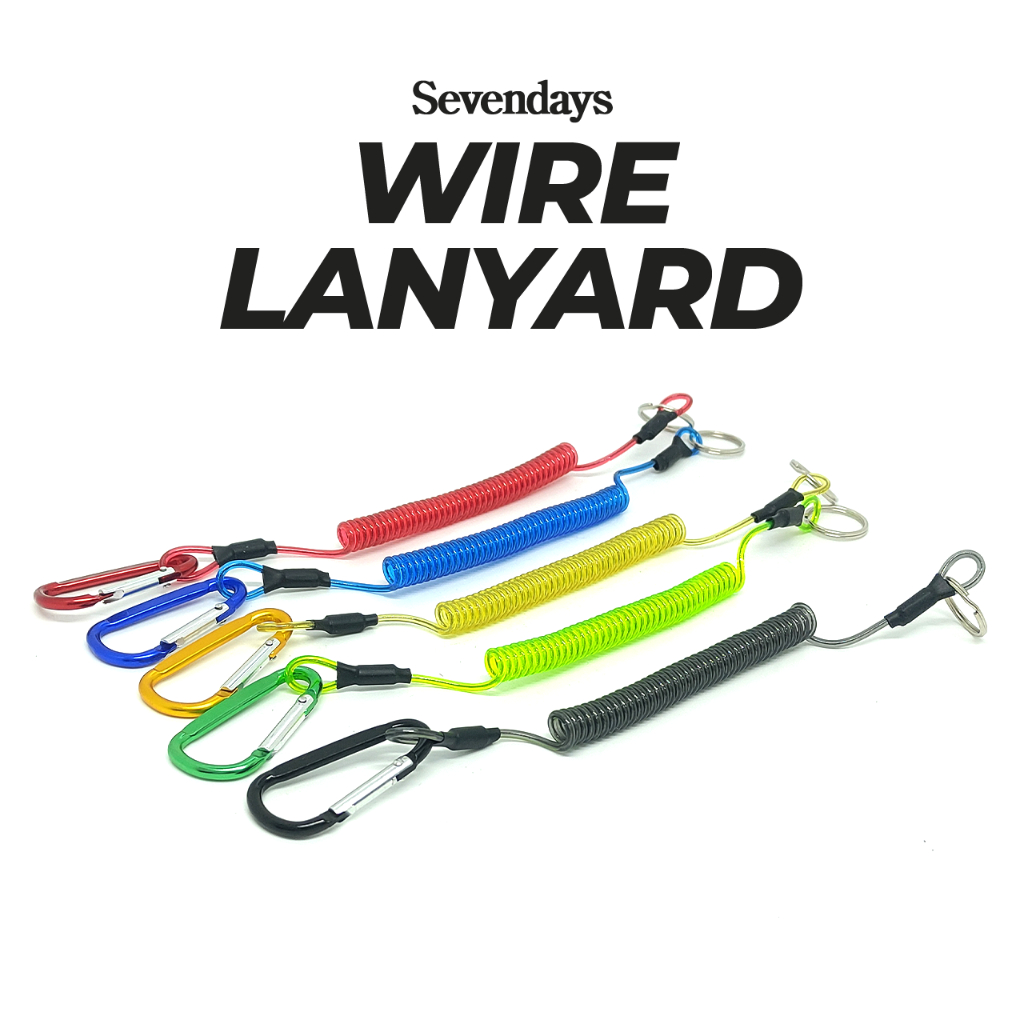 Wire Lanyard Fishing Scaffold Safety Cord Tool Holder Tali Tambat
