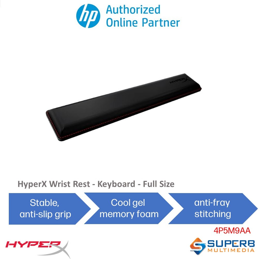 HyperX Wrist Rest - Keyboard - Full Size