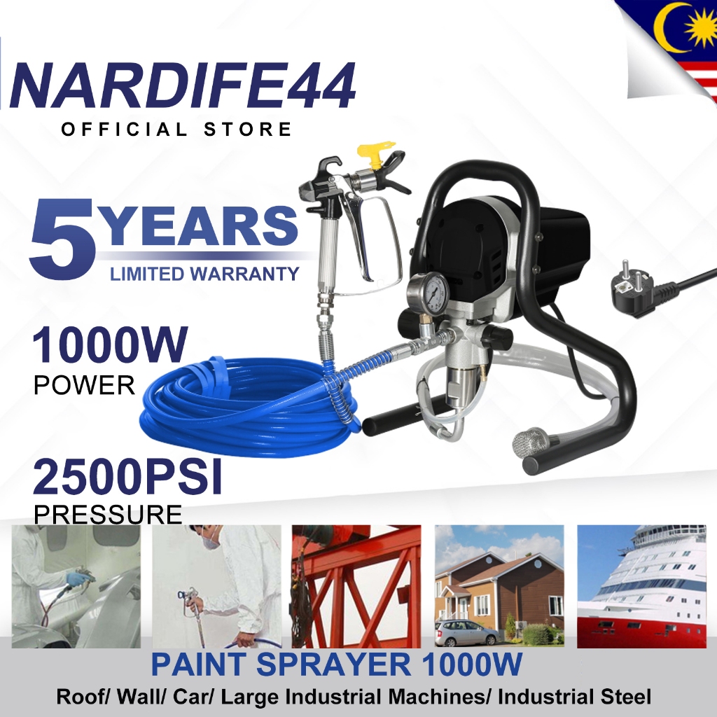5YearWarranty 4800W Electric High Pressure Airless Sprayer Latex
