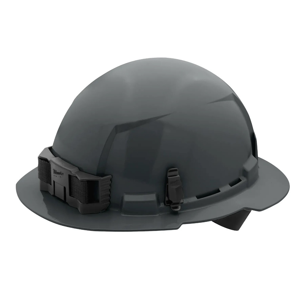 Milwaukee Vented Type 1 Class C / Unvented Class E Full Brim Hard Hat Safety Helmet 4 Ratcheting Sys