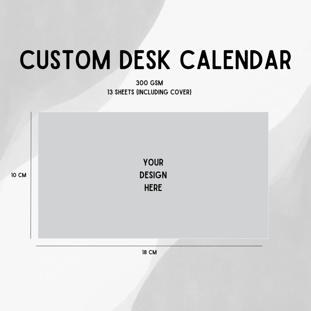 Custom Desk Calendar 2024 With Stand Your Own Design Kalendar 2024