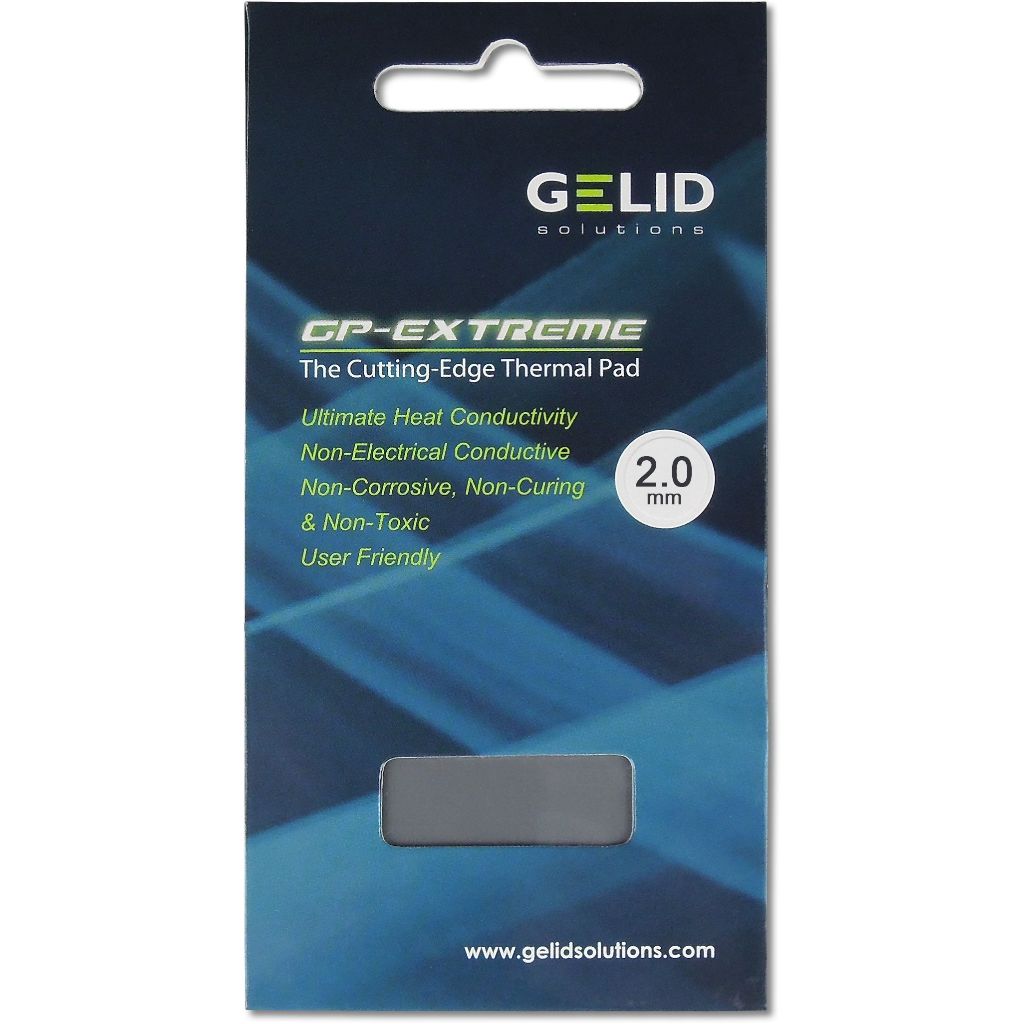 Gelid Solutions GP-Extreme 12W Thermopad 120x20x1mm. Excellent thermal conductivity, ideal opening filling. Easy installation