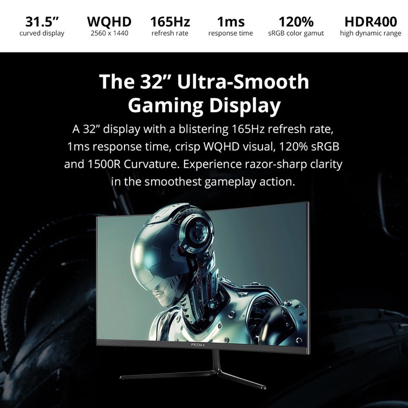 Prism+ X315 Pro 31’ Gaming Monitor | Shopee Malaysia