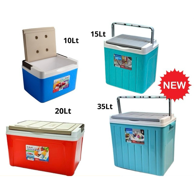 Lightweight 5/13L Drinks Food Cooler Box Ice Bucke... - Grandado - View #2