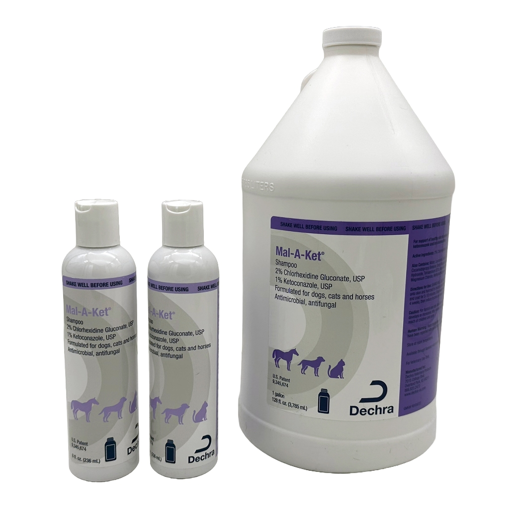 Dechra MalAKet Antimicrobial Shampoo for Cats & Dogs for Severe