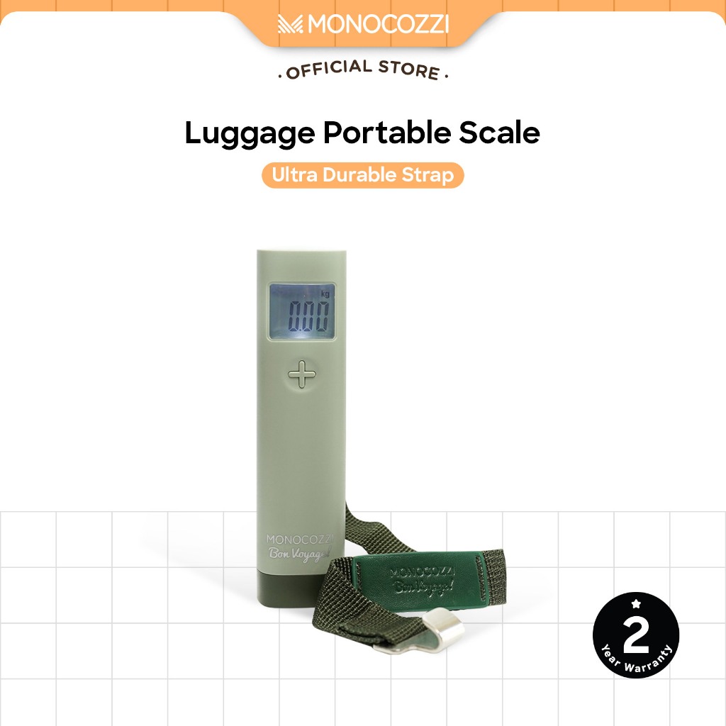 Monocozzi BON VOYAGE Portable Lightweight Scale Luggage With Long
