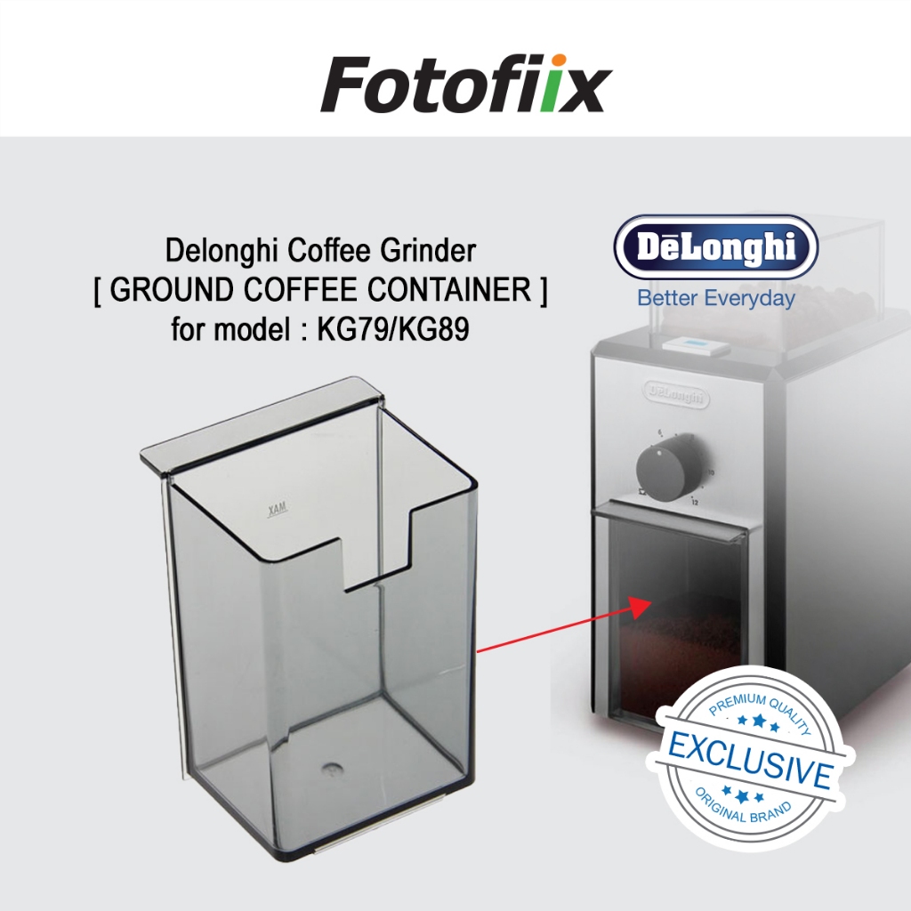Delonghi [ GROUND COFFEE CONTAINER ] for Coffee Grinder model KG79