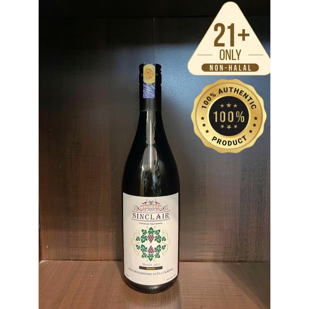 Sinclair Red Wine 750ml | Shopee Malaysia