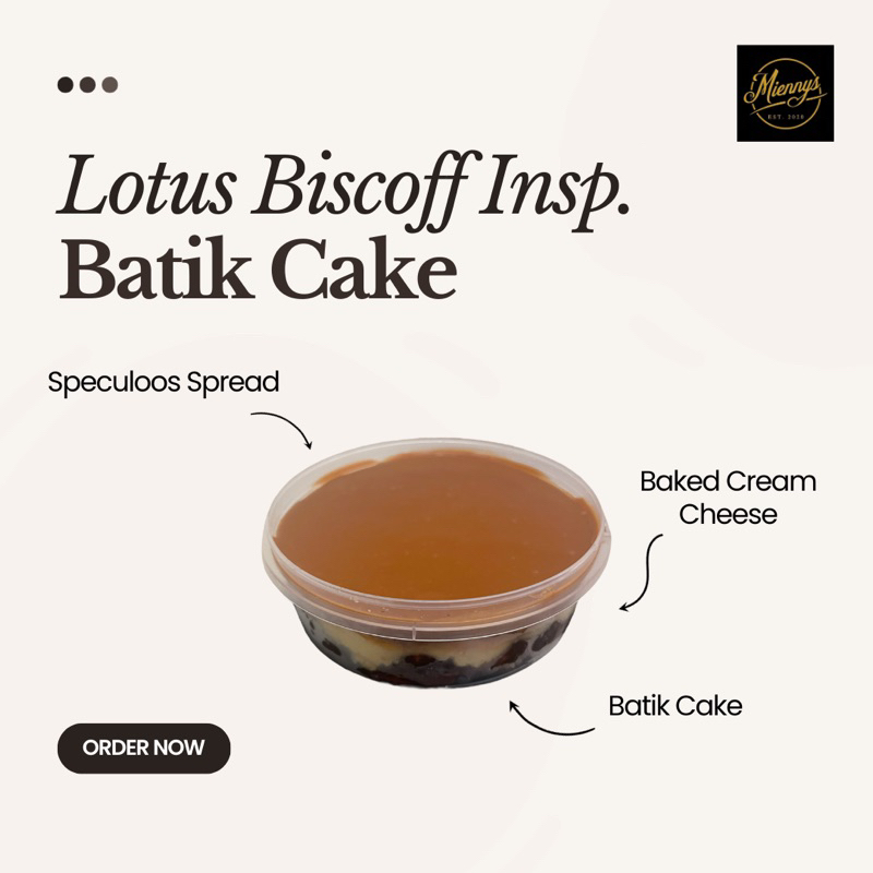 Kek Batik Lotus Biscoff Cream Cheese Series Shopee Malaysia