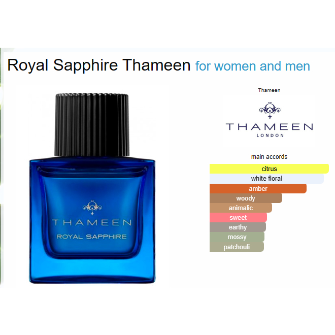 THAMEEN SOVEREIGN COLLECTION ROYAL SAPPHIRE (U) EXTRAIT DE PARFUM