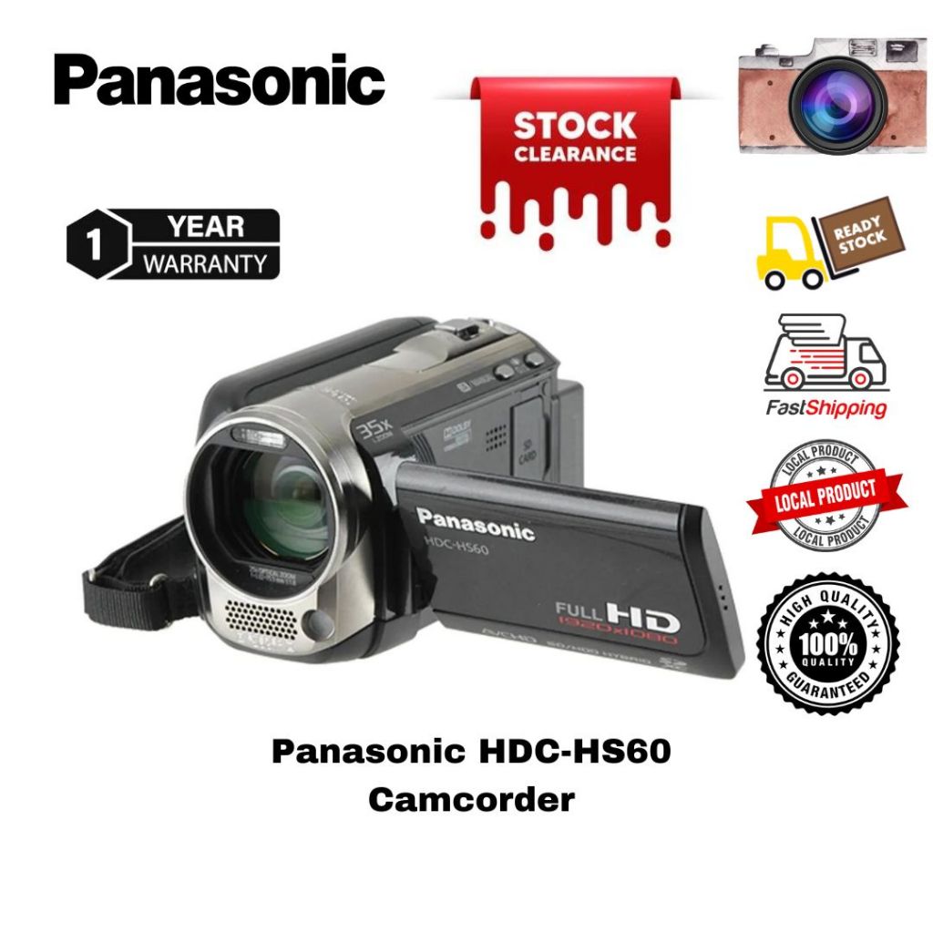 (STOCK CLEARANCE) VIDEO CAM CAMCORDER HANDYCAM Sony SR47E / CX150 Canon ...