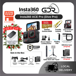 insta360 Ace Pro - 48 MP Waterproof Action Camera Co-Engineered with Leica,  Flagship 1/1.3 Sensor and AI Noise Reduction for Unbeatable Image Quality,  4K120fps, 2.4 Flip Screen : : Electronics