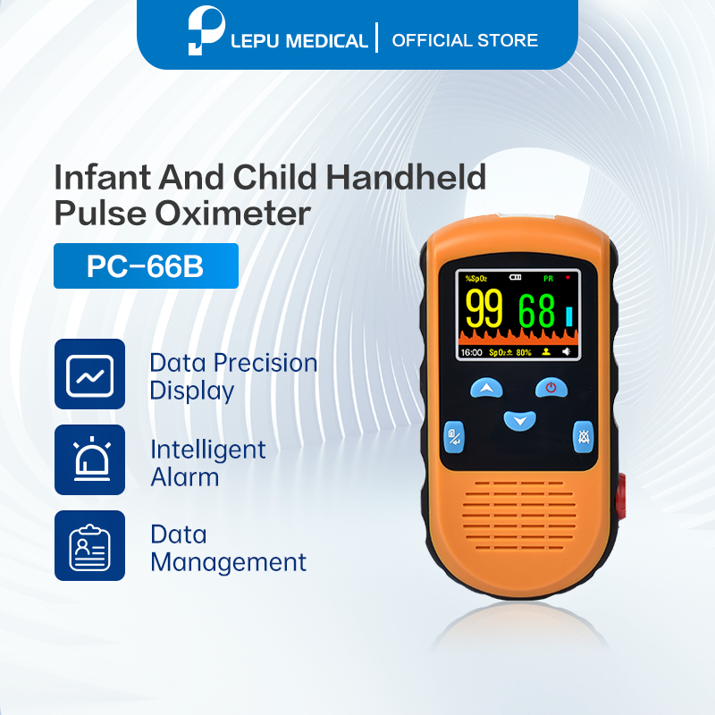 Lepu Medical Handheld Pulse Oximeter Analyzer Infants Adult Pediatric Neonate Continuous