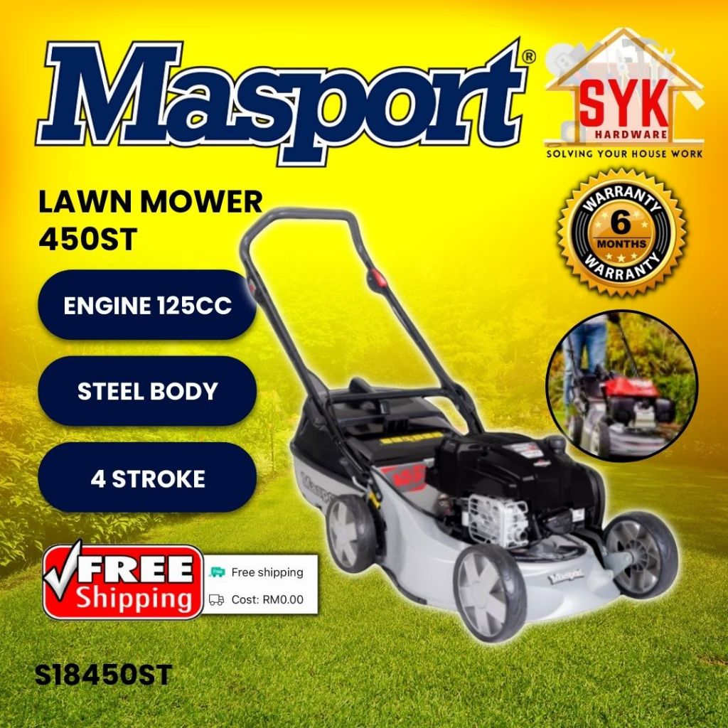 Masport 450 best sale lawn mower