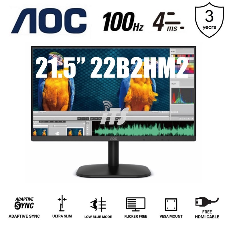 Monitor AOC 22B2HN 21,5 FHD VA HDMI 1.4