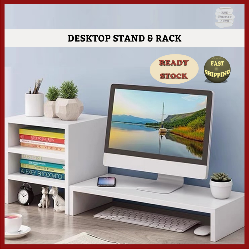 Desktop Stand Computer Monitor Screen Support Base PC Laptop Tablet ...