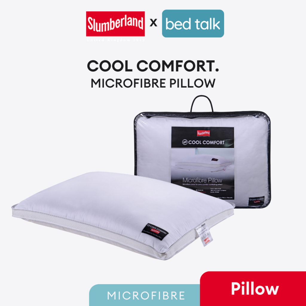 Cool Comfort Microfibre Pillow - Slumberland