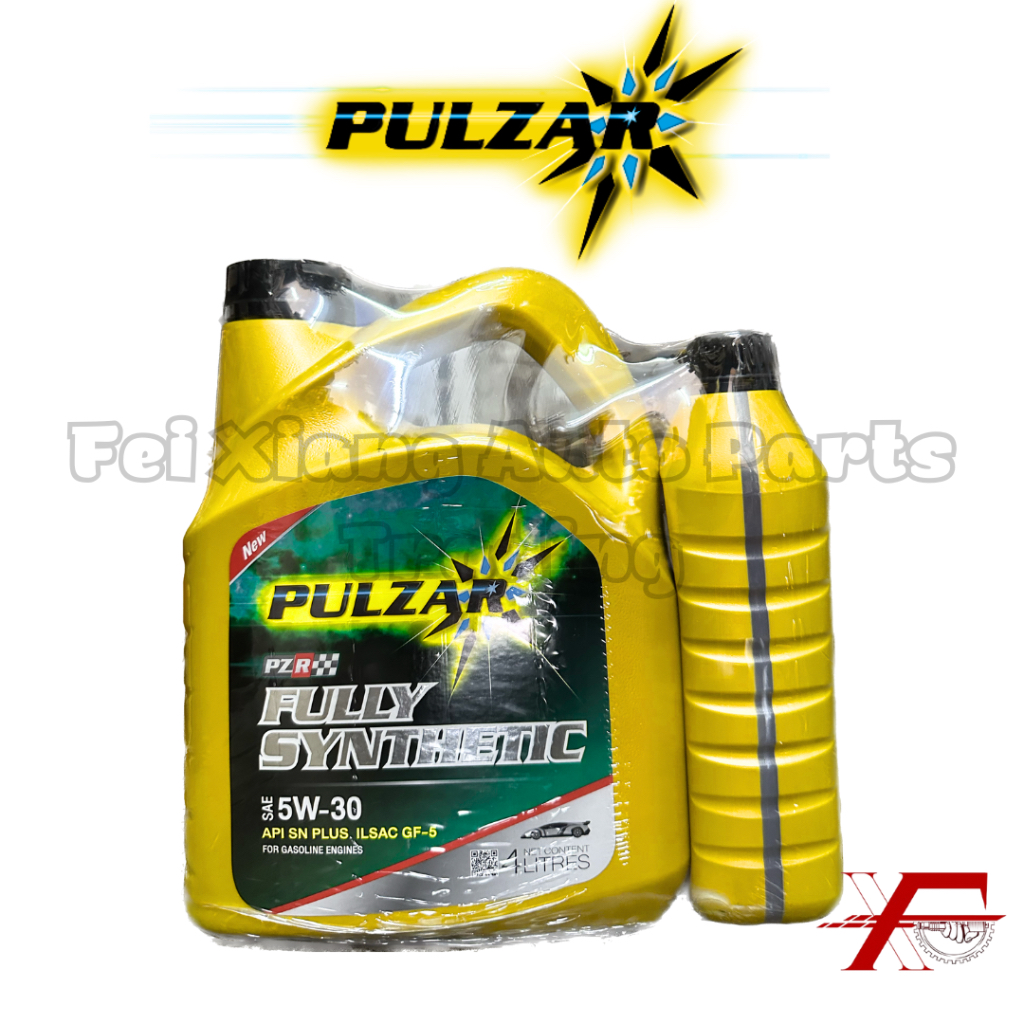 PULZAR Fully Synthetic Engine Oil SAE 5W30 API SN Plus ILSAC GF-5 [4L ...