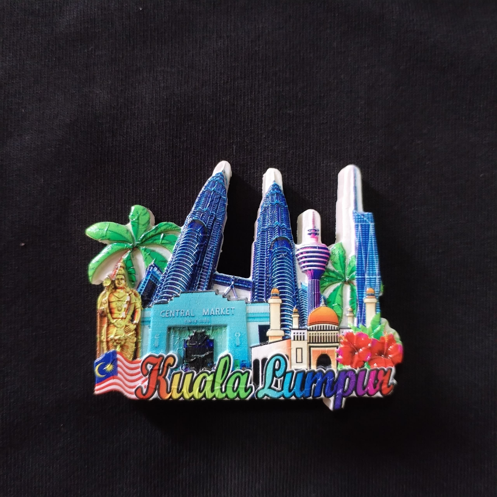 🇲🇾「Ready Stock」🇲🇾 Resin KLCC Magnet Souvenir Malaysia | Shopee Malaysia