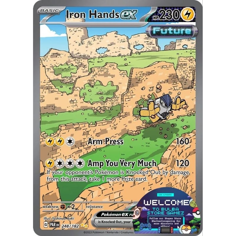 iron hands ex pokemon card value Amazon.com: Pokemon - Iron Hands ex 248/182 - Paradox Rift - Special  Illustration Rare